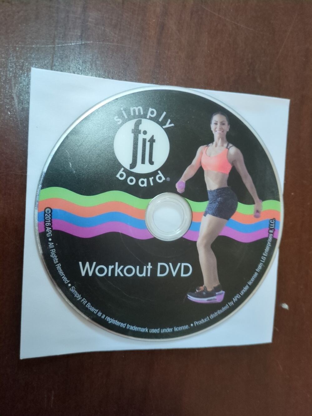 Simply Fit Board Workout DVD disc only